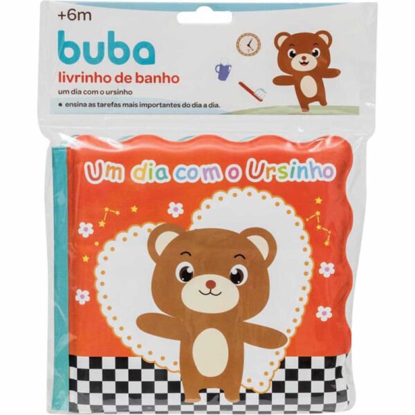 Livrinho De Banho Um Dia Com O Ursinho BUBA