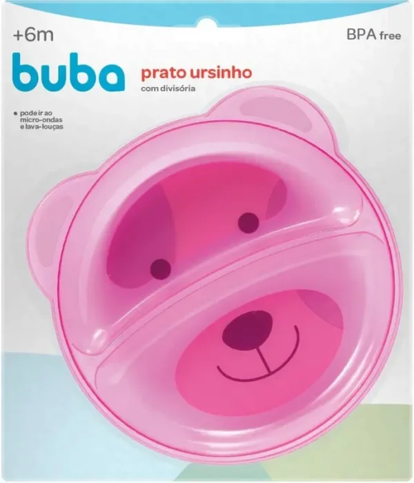 Prato Ursinho com Divisória Buba