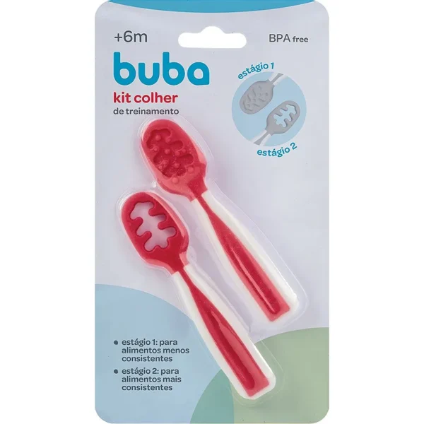 Kit Colher De Treinamento Buba Bebê - Introdução Alimentar