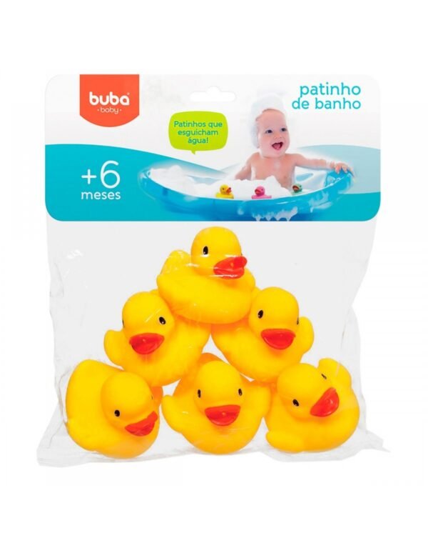 Bichinhos de Banho Patinho Amarelo Buba