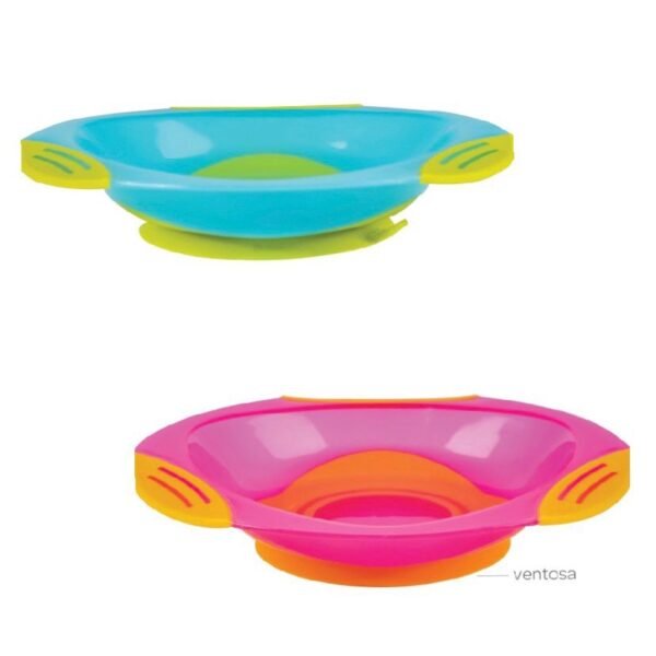 Pratinho Fun com Ventosa Rosa Buba