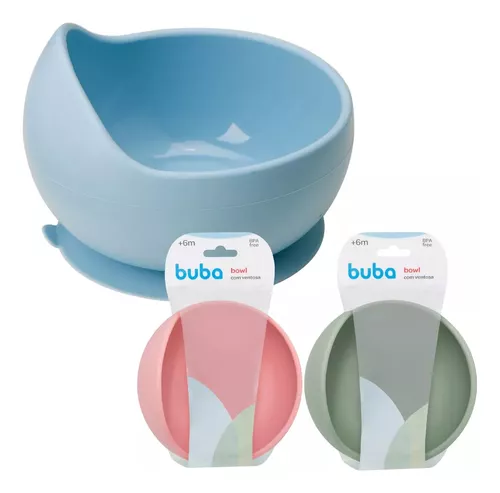 Bowl com Ventosas em Silicone Buba