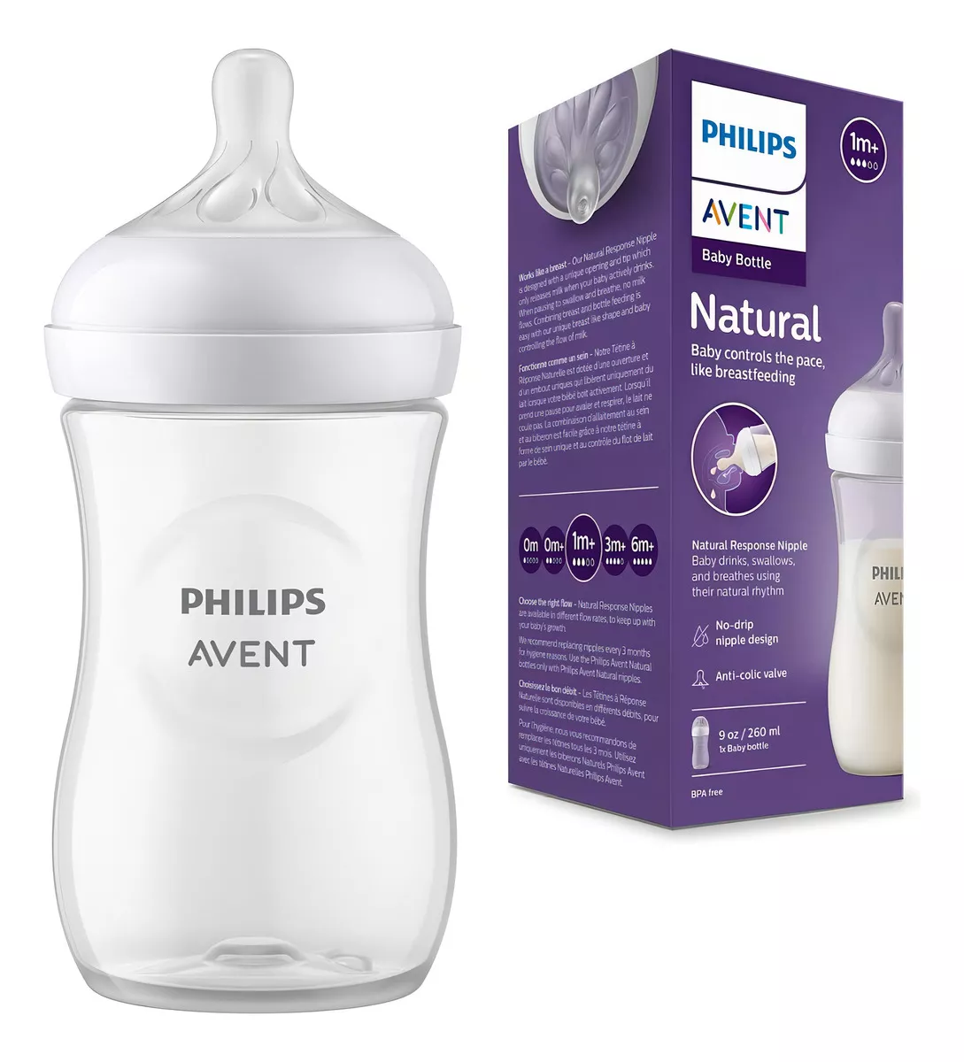 Mamadeira Mamadeira Mamadeira Mamadeira Mamadeira Mamadeira Mamadeira Pétala 260ml Philips Avent - SCY90301